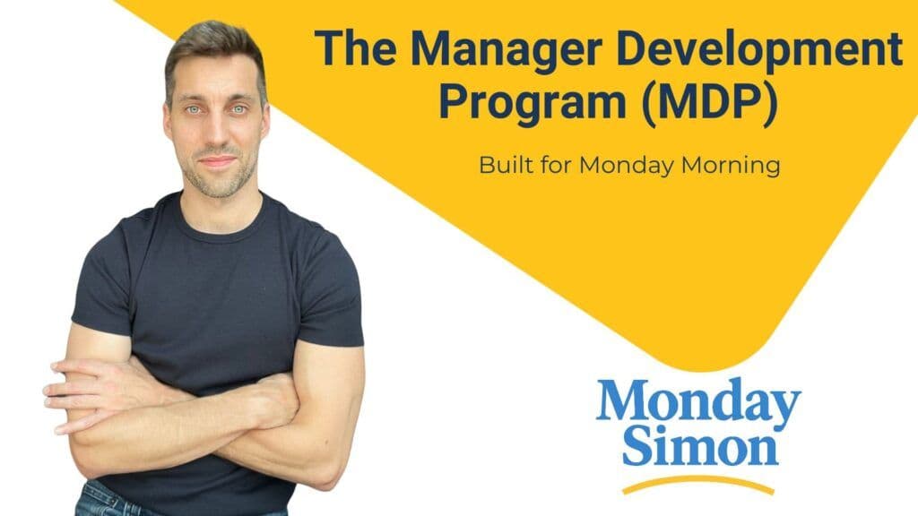Manager development program by Monday Simon designed to build practical people management skills