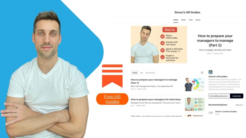 Simon’s HR Guides – newsletter for HR and managers