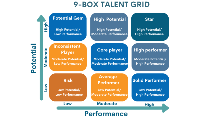 Image of 9 box talent grid explanation